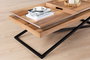 Hanah Home Towly - Mesa de centro Nogal